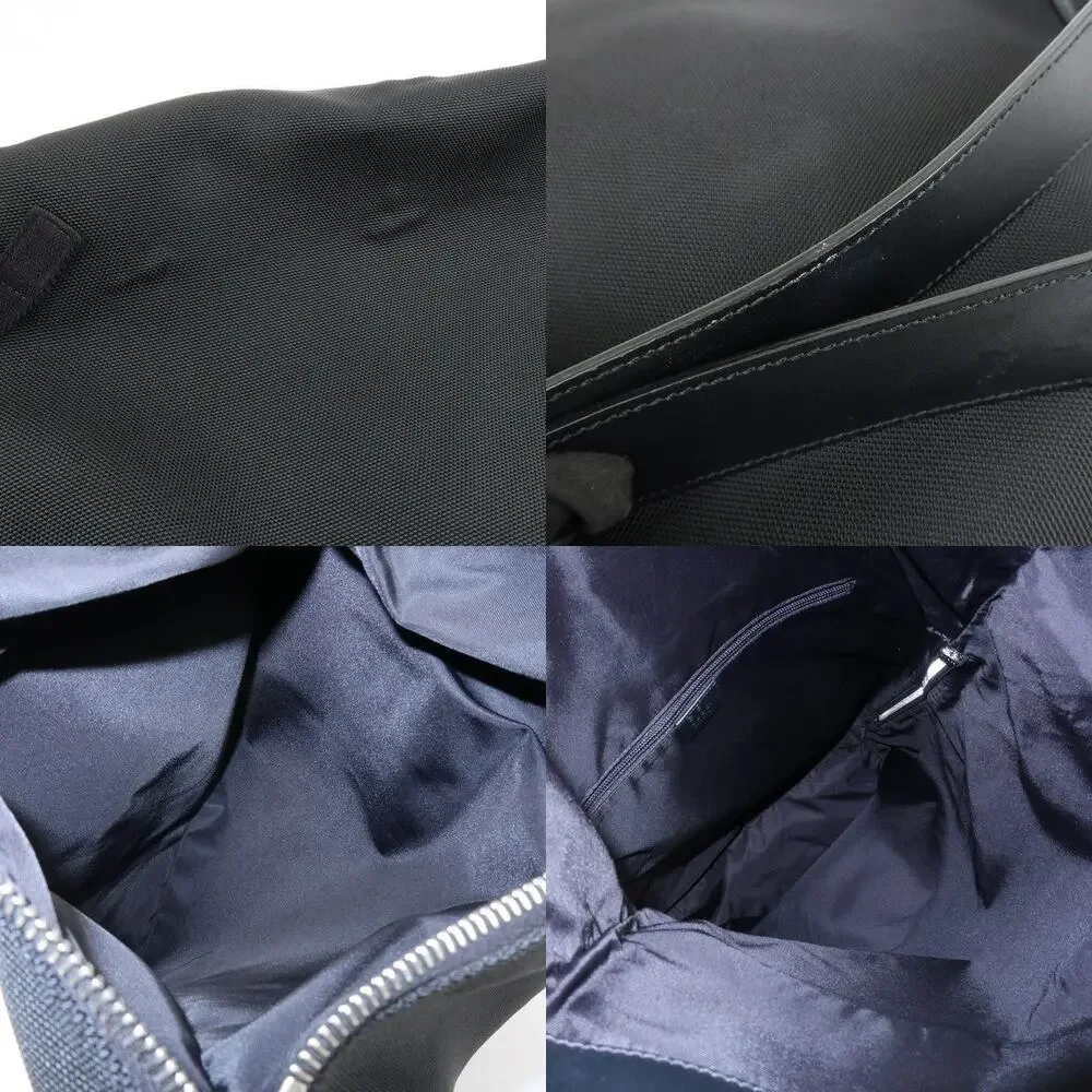Gucci Sherry Canvas Backpack Black